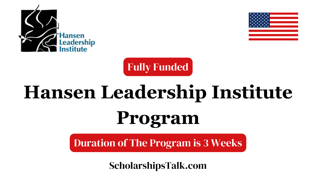 Hansen Leadership Institute Program